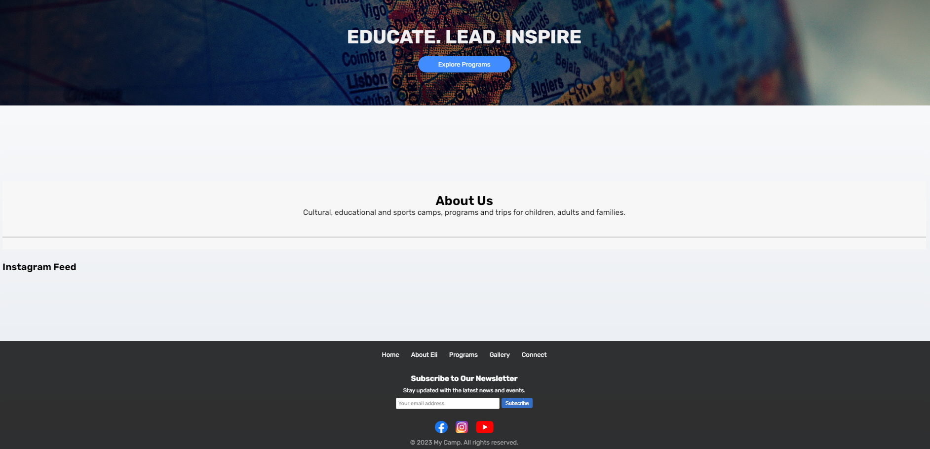 Eli Camps Website Thumbnail